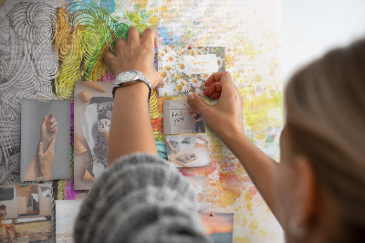 Quadro em cortiça Abstração do cérebro