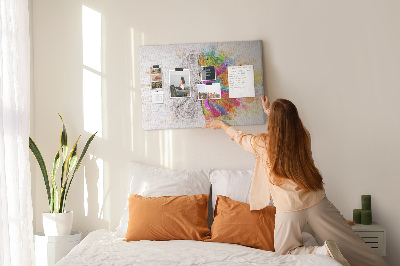 Quadro em cortiça Abstração do cérebro