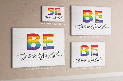 Quadro em cortiça A inscrição