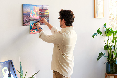 Quadro de aviso de cortiça Construção japonesa