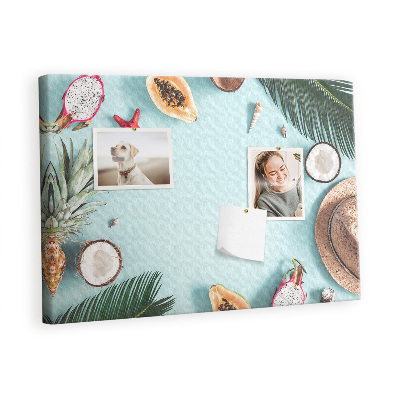 Painel em cortiça Composição de verão