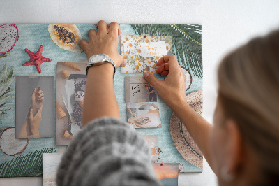 Painel em cortiça Composição de verão