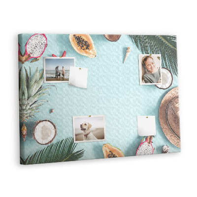 Painel em cortiça Composição de verão