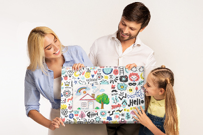 Quadro em cortiça Imagens esboços