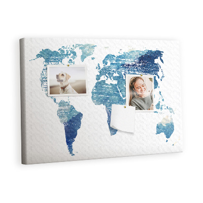 Quadro em cortiça Mapa mundial