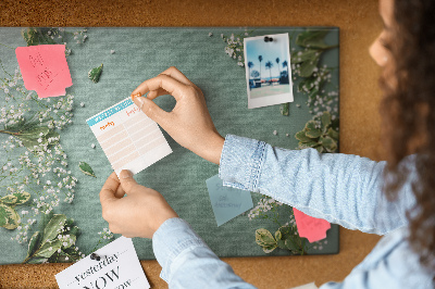 Quadro em cortiça Flores de Gypsophila