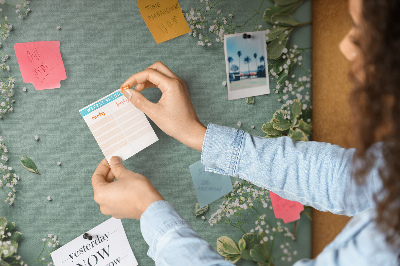 Quadro em cortiça Flores de Gypsophila