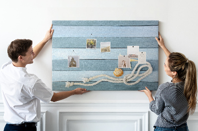 Painel em cortiça Tábuas listradas de vieira