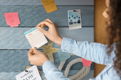 Painel em cortiça Tábuas listradas de vieira