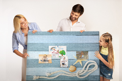 Painel em cortiça Tábuas listradas de vieira