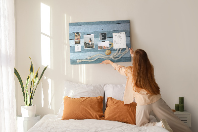 Painel em cortiça Tábuas listradas de vieira