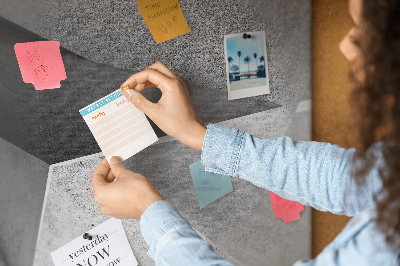 Quadro de aviso de cortiça Triângulos abstratos