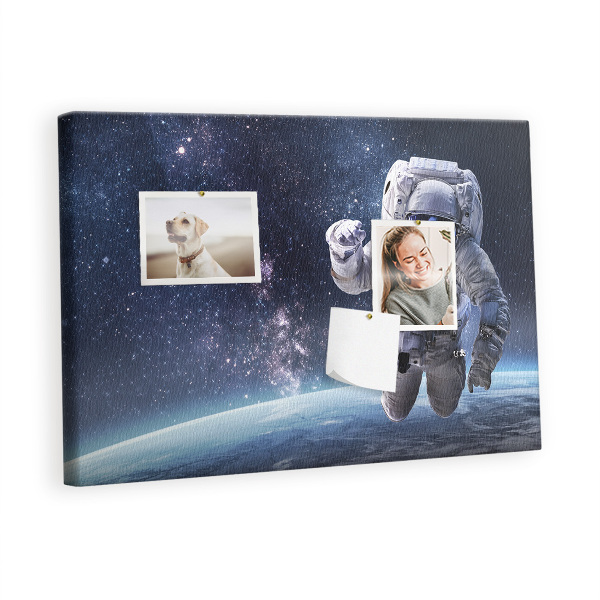 Quadro em cortiça Astronauta