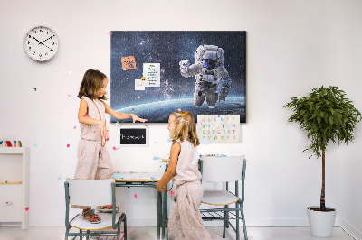Quadro em cortiça Astronauta