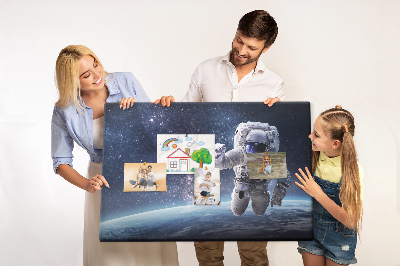 Quadro em cortiça Astronauta