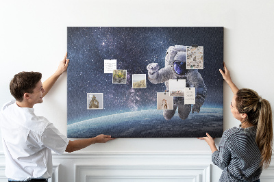 Quadro em cortiça Astronauta