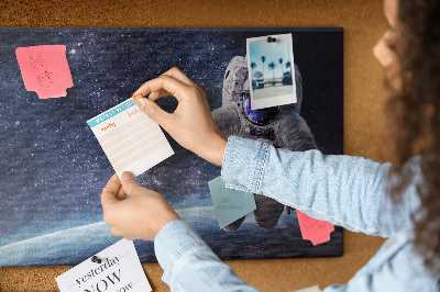 Quadro em cortiça Astronauta