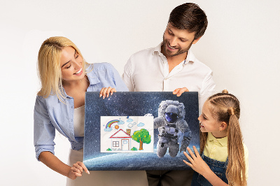 Quadro em cortiça Astronauta