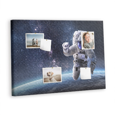 Quadro em cortiça Astronauta