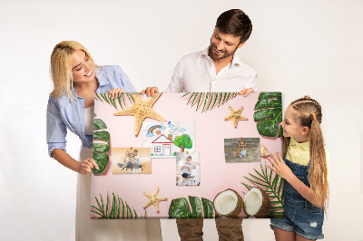 Quadro de aviso de cortiça Clima de verão