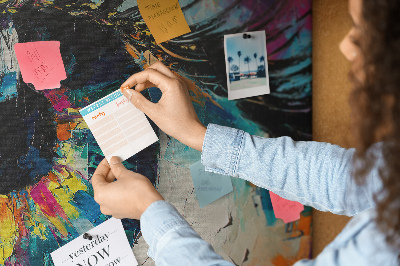 Quadro em cortiça A pupila do olho humano