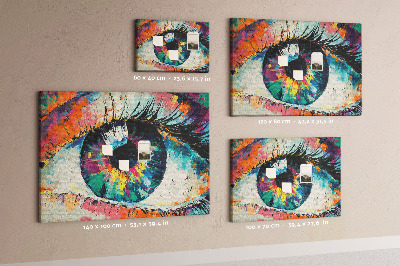 Quadro em cortiça A pupila do olho humano