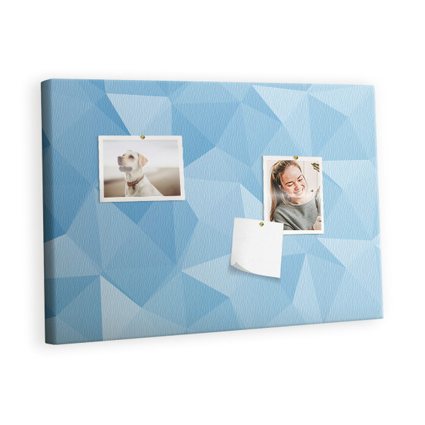 Painel em cortiça Triângulos abstratos