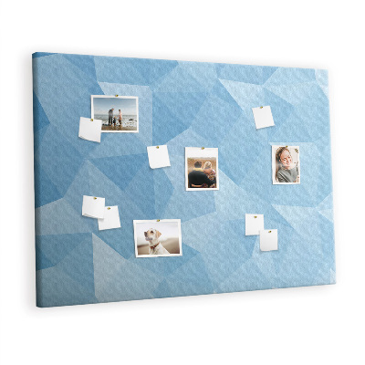 Painel em cortiça Triângulos abstratos