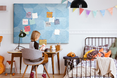 Painel em cortiça Triângulos abstratos