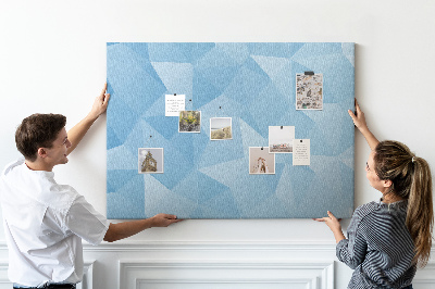 Painel em cortiça Triângulos abstratos