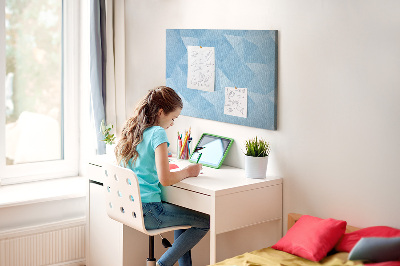 Painel em cortiça Triângulos abstratos