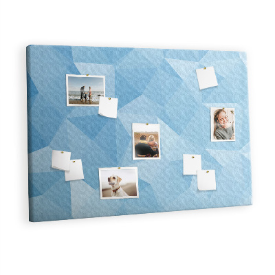 Painel em cortiça Triângulos abstratos