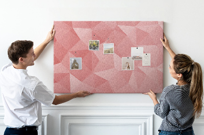 Painel em cortiça Triângulos abstratos