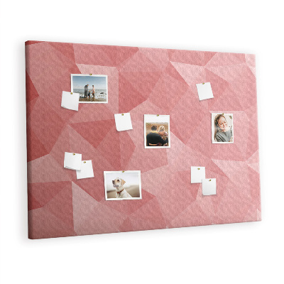 Painel em cortiça Triângulos abstratos