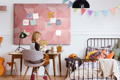 Painel em cortiça Triângulos abstratos