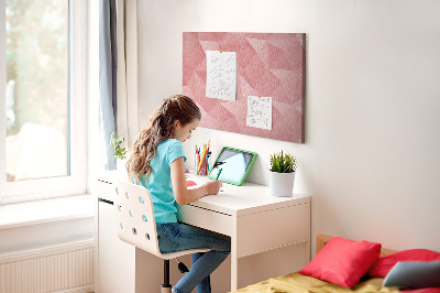 Painel em cortiça Triângulos abstratos