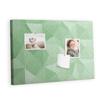 Quadro de aviso de cortiça Triângulos abstratos