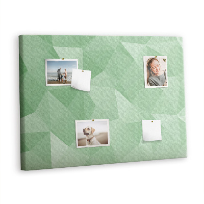 Quadro de aviso de cortiça Triângulos abstratos