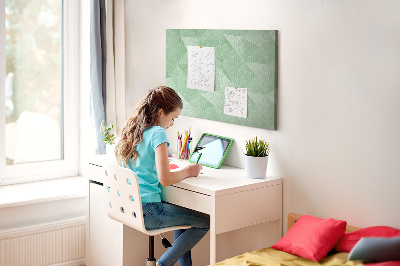 Quadro de aviso de cortiça Triângulos abstratos