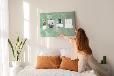 Quadro de aviso de cortiça Triângulos abstratos