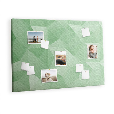 Quadro de aviso de cortiça Triângulos abstratos