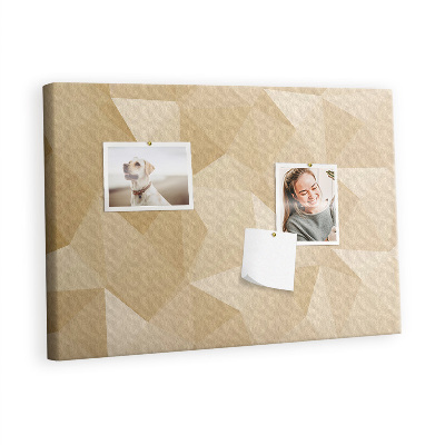 Quadro em cortiça Triângulos abstratos