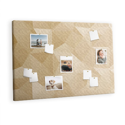 Quadro em cortiça Triângulos abstratos