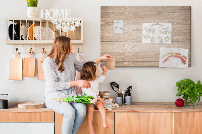 Quadro de aviso de cortiça Textura de madeira