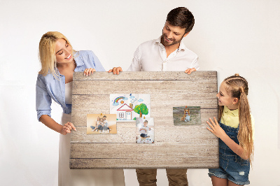 Quadro de aviso de cortiça Textura de madeira