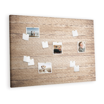 Quadro de aviso de cortiça Textura de madeira