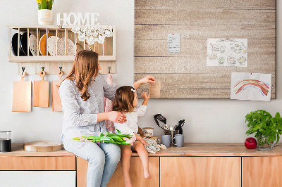 Quadro de aviso de cortiça Textura de madeira