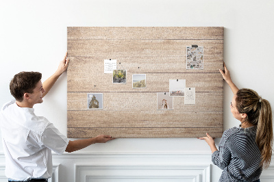 Quadro de aviso de cortiça Textura de madeira