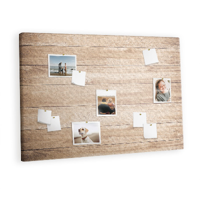 Quadro de aviso de cortiça Textura de madeira