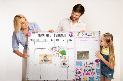 Quadro de aviso de cortiça Planejador feminino